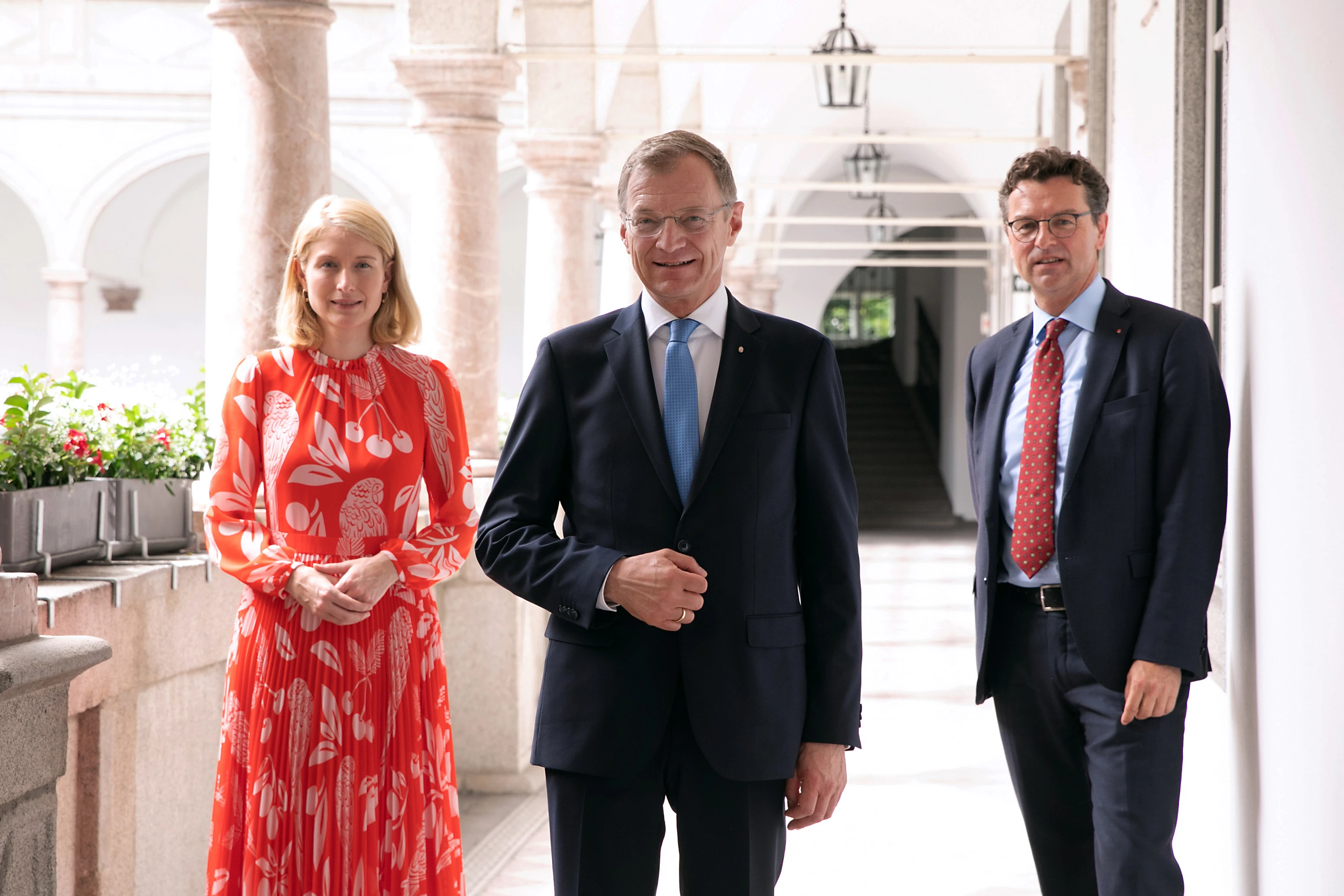 Haberlander Stelzer Harnoncourt_©LandOÖ_Lisa Schaffner